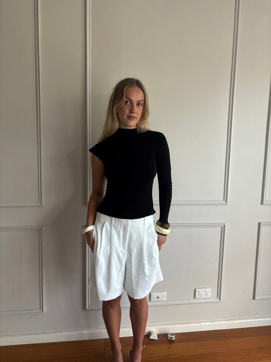 CORA TOP - BLACK