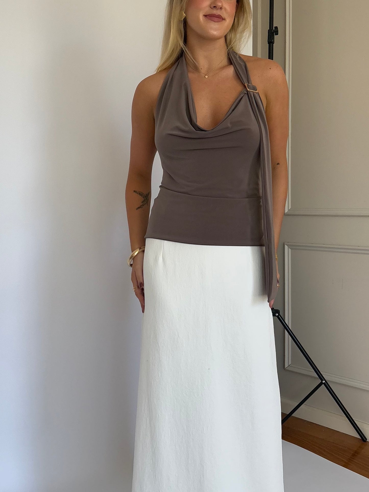 GRETA TOP - MOCHA