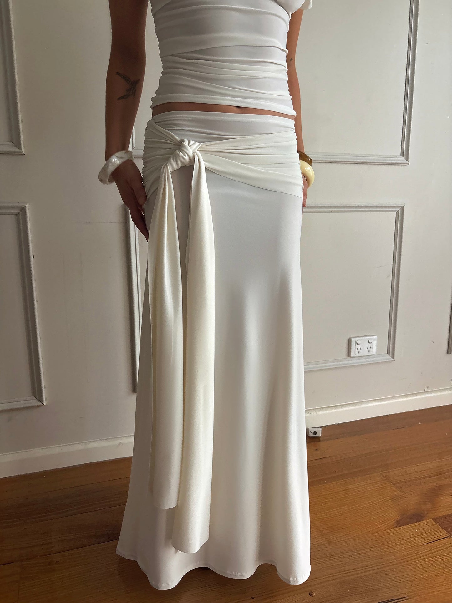 SADIE SKIRT - BUTTER