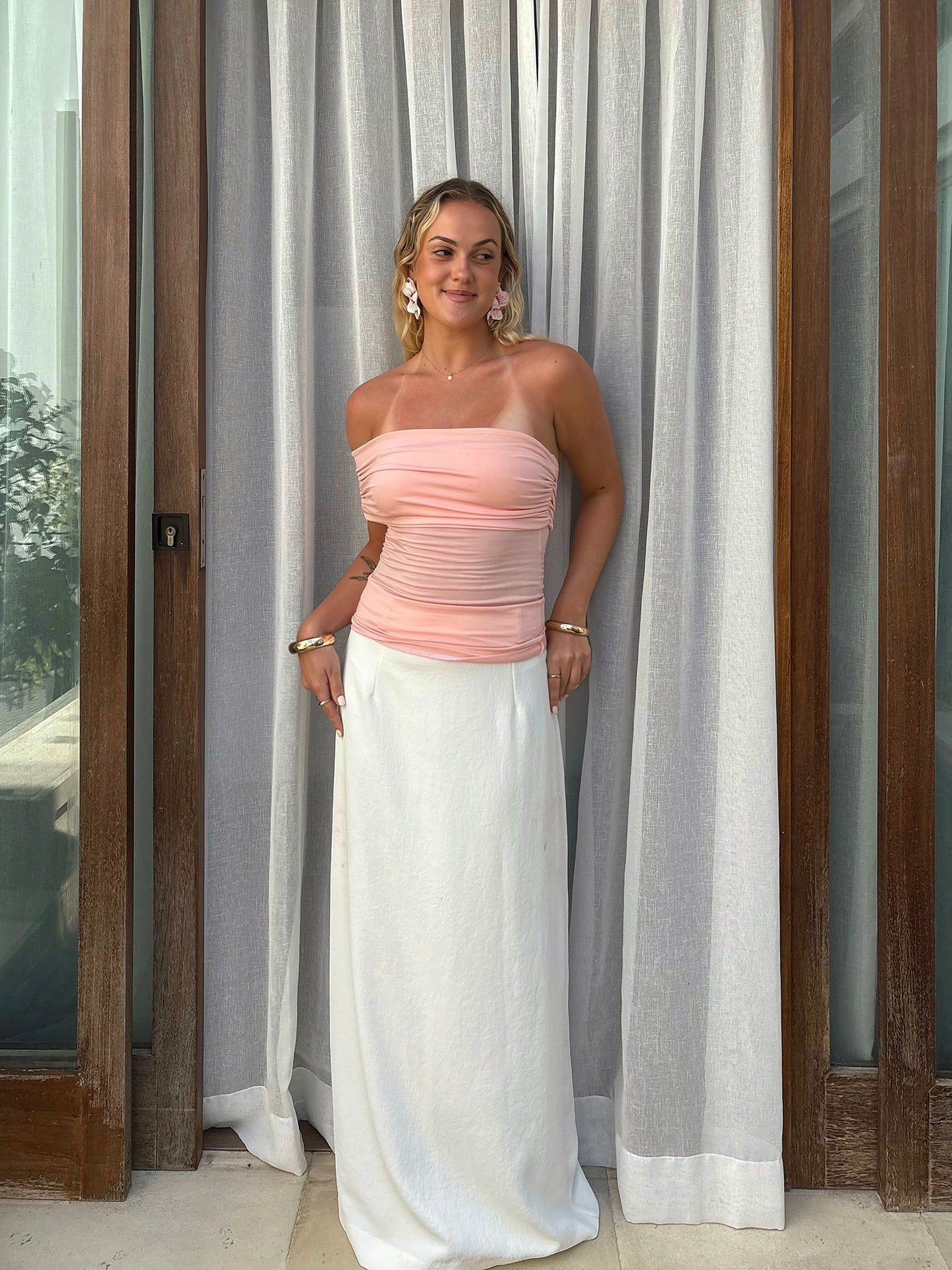 ADA TOP - PEACH PINK