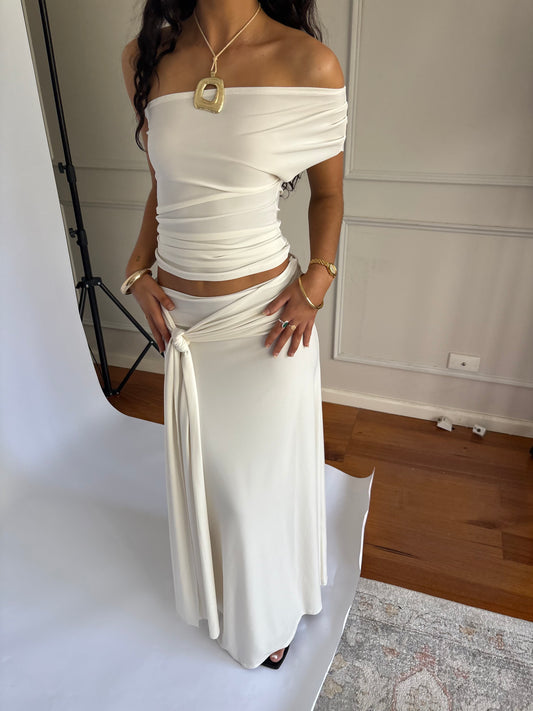 SADIE SKIRT - BUTTER