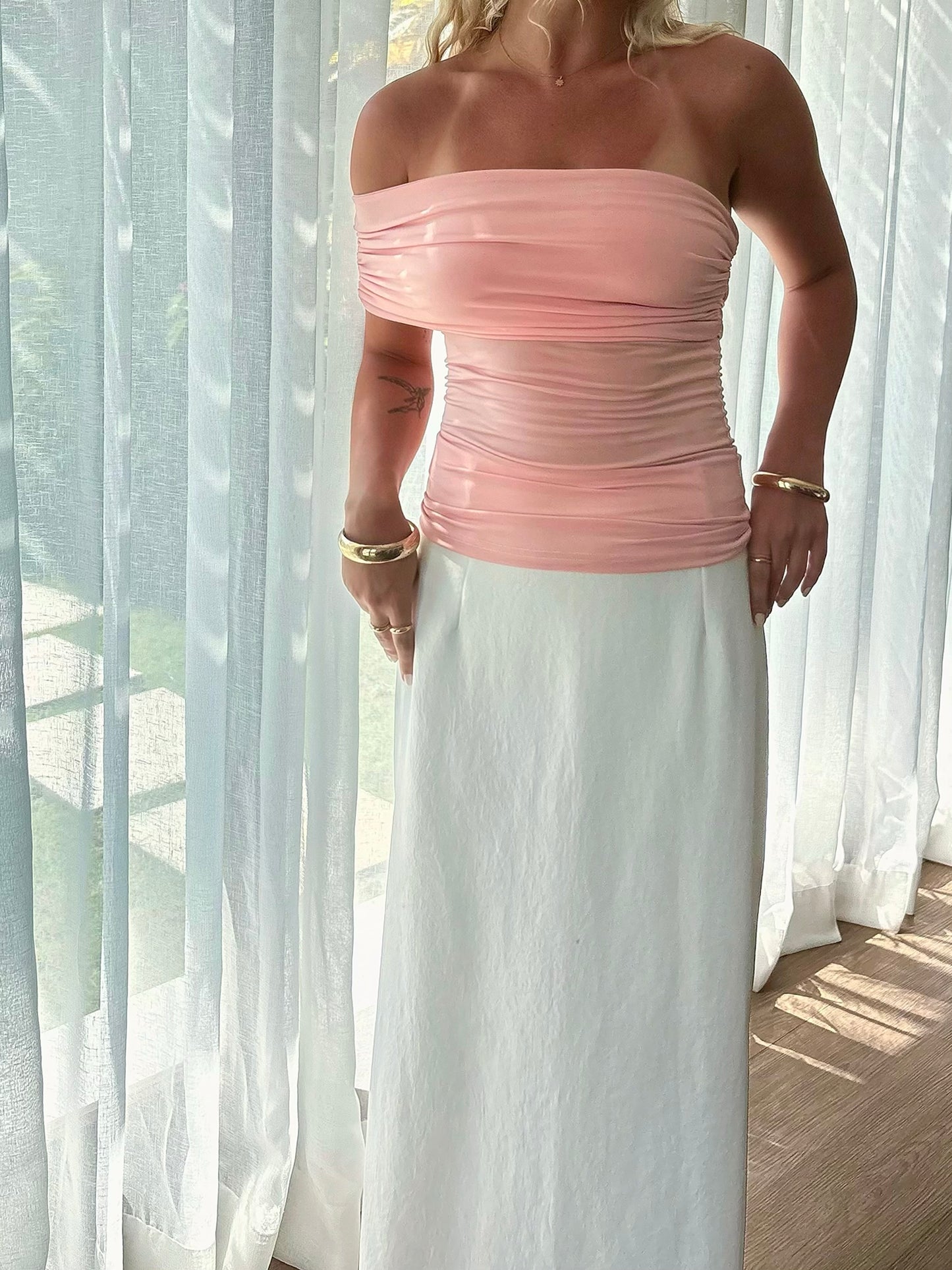 ADA TOP - PEACH PINK