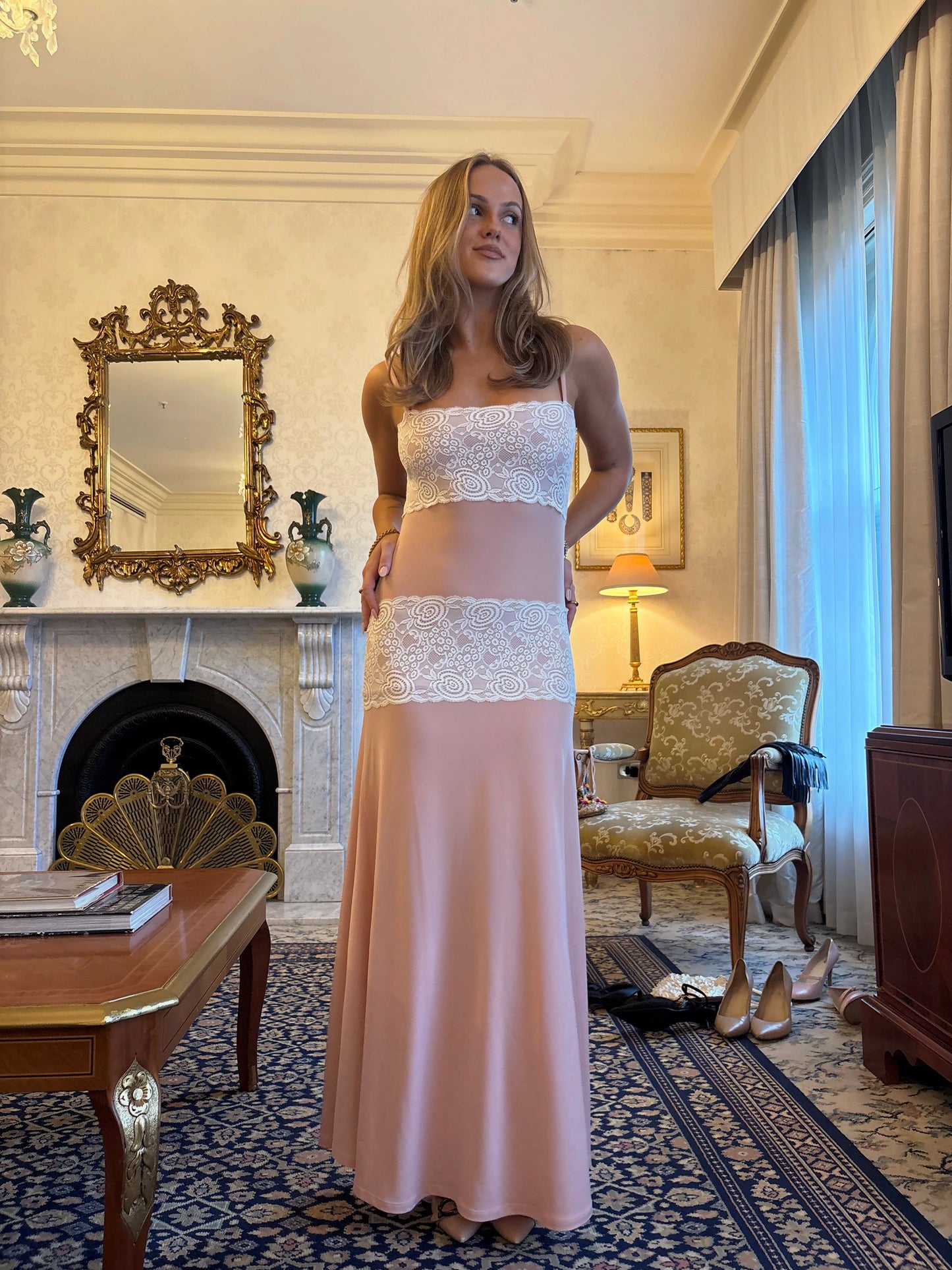 FREYA DRESS - BLUSH