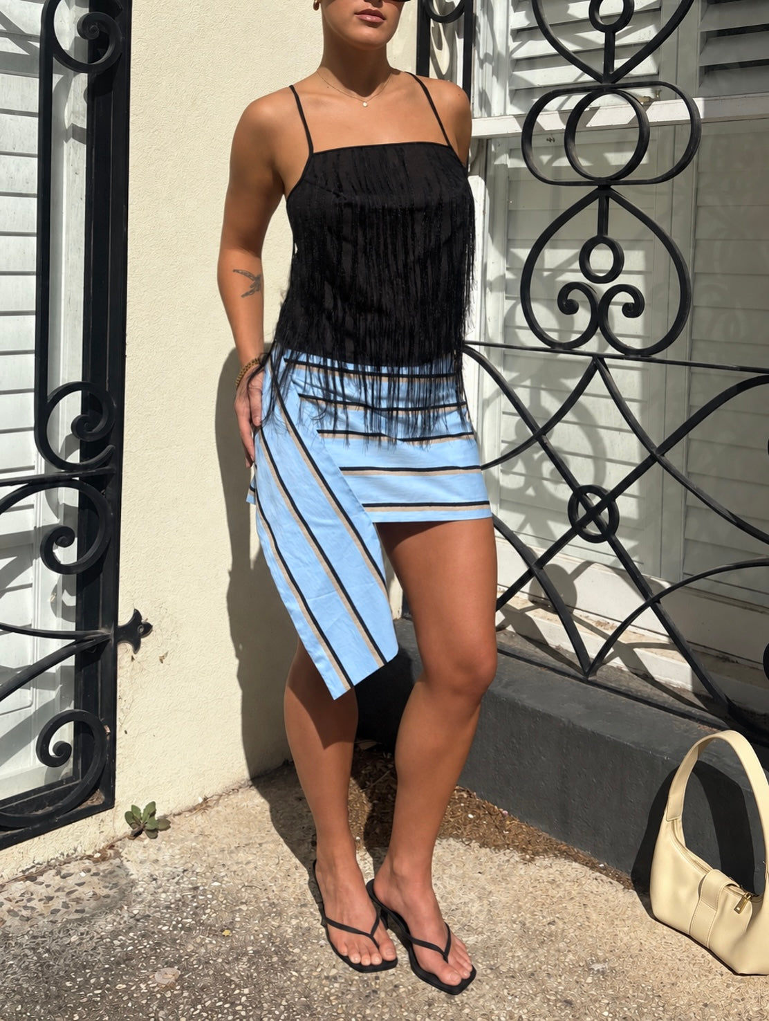 ARLETTE TOP - BLACK