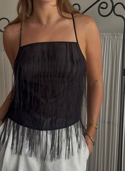 ARLETTE TOP - BLACK