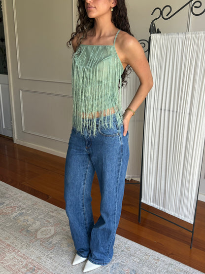 ARLETTE TOP - SEAFOAM